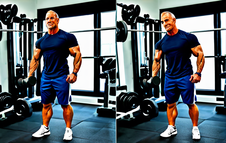 프리웨이트 vs 머신웨이트 차이 - Beginner's Gym**

"A brightly lit gym, a woman (25-35 years old) in athletic wear (leggings, t-shirt...