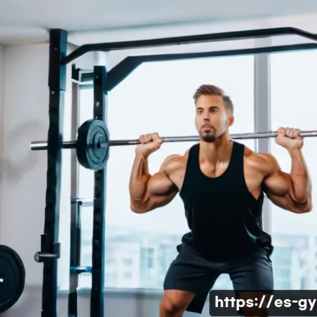 다기능 랙과 하프 랙 차이점 - A compact home gym setup featuring a sleek half rack made of high-strength steel with adjustable saf...