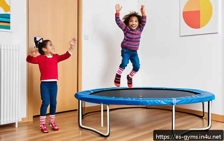 Beneficios y consejos para elegir el mini trampolín ideal para jugar con niños en casa 4 아이들과 함께 사용하는 미니 트램폴린 관련 이미지 2